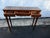 Late 20th Century Custom Made Mahogany Hepplewhite Style 3 Drawer Console Table For Sale - Image 13 of 18