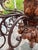 Late 20th Century Late 20th Century Country French Hand Carved Wood With Scrolling Wrought Iron Arms For Sale - Image 5 of 8
