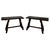 Pair of Rustic Spanish Wooden Stools, 1900s For Sale - Image 6 of 12