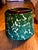 2020s Green Botanical Lampshade | Tapered Drum | Gold Lining For Sale - Image 5 of 5