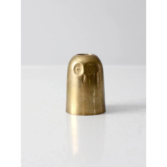 Mid Century Owl Candlestick Holder For Sale - Image 10 of 10