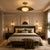 Add timeless vintage charm to your home with this handcrafted brass flush mount ceiling light. Designed with a scalloped...