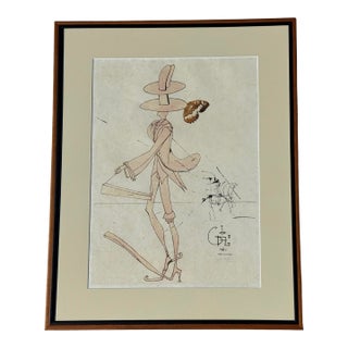 Salvador Dali: Scarab Costumes, the Perfect Dandy, 1971, Original Signed Lithograph For Sale