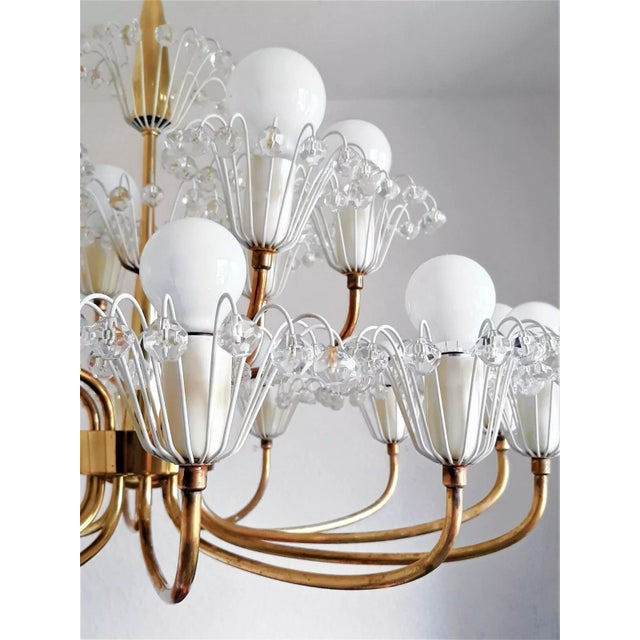 Gold Sputnik Dandelion Chandelier by Emil Stejnar, 1960s For Sale - Image 8 of 12