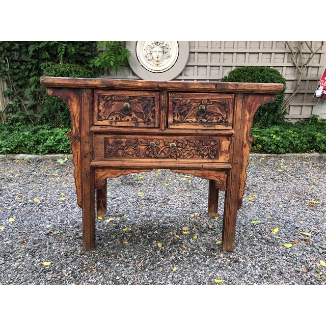1990s Carved Wooden Altar Table Chairish
