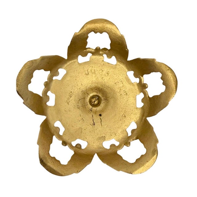 Metal Antique Art Nouveau Cast Iron Art Figural Stand Circa 1900 Jm Foundry Patterns. For Sale - Image 7 of 7