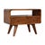 Expertly crafted from solid wood with a warm finish, this petite media stand offers two drawers and a central shelf for...