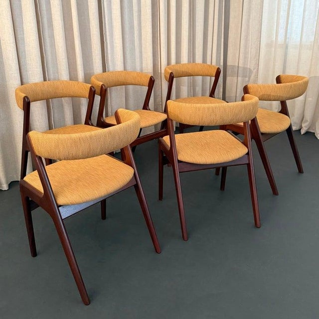Scandinavian Modern "Fire" Chairs by Kai Kristiansen for Korup Stolefabrik For Sale - Image 9 of 10