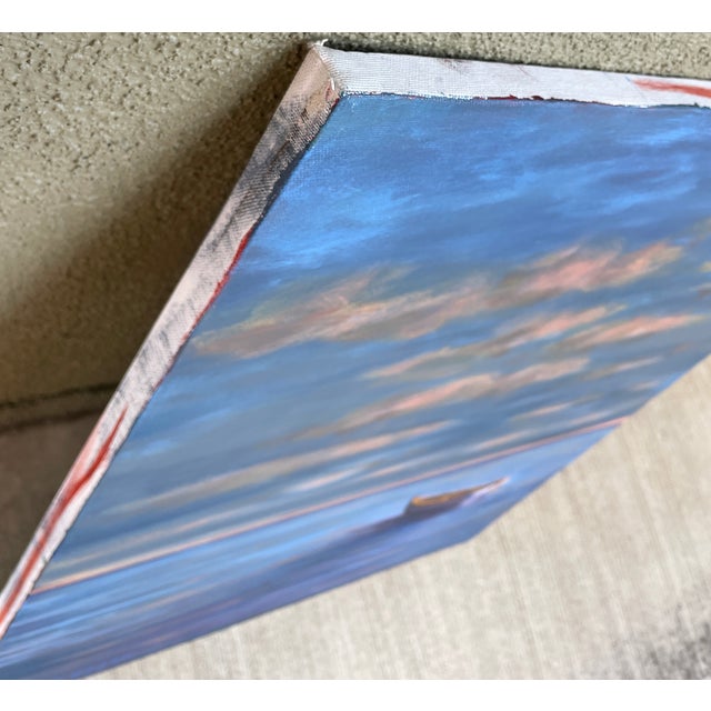 “Dusk” Oil on Canvas by Joao De Brito For Sale In Monterey, CA - Image 6 of 7