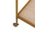 Arteriors Bar Cart - Brand New - Cognac Leather, Blonde Oak & Antiqued Brass For Sale In Chicago - Image 6 of 8