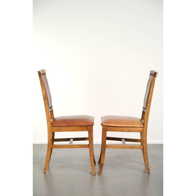 Sheepskin Dining Chairs with Decorative Nails, Set of 8 For Sale - Image 16 of 18