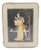 Framed Japanese Print Depicting Lovers' Dance, Early 1900s For Sale