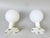 Metal Small Space Age Table Lights in White, 1970s, Set of 2 For Sale - Image 7 of 18