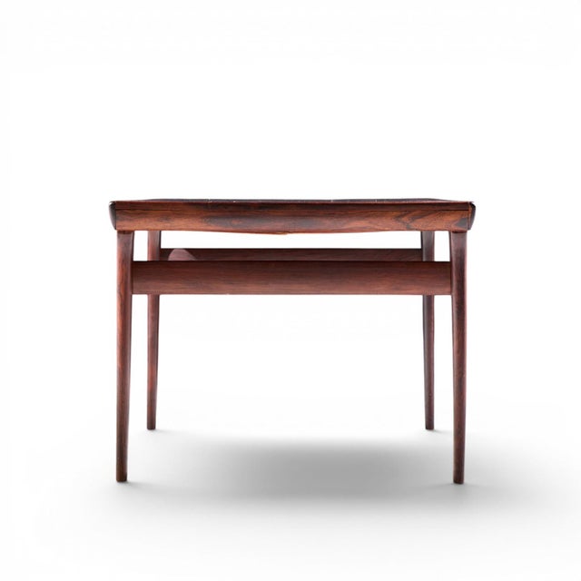Mid 20th Century Niels Moller Mid Century Danish Rosewood Hidden Leaf Expanding Dining Table With 2 Leaves For Sale - Image 5 of 10
