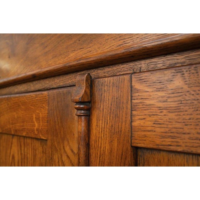 Early 19th Century Biedermeier Wardrobe in Oak For Sale - Image 14 of 18