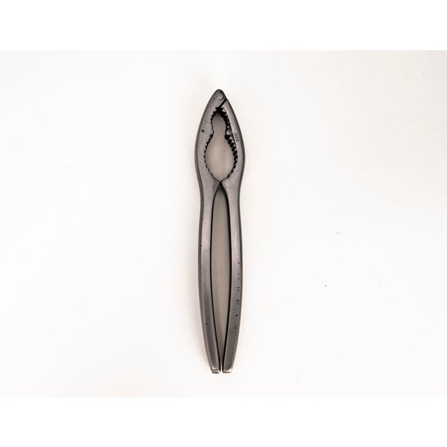 1960s Vintage Matte Inox Stainless Steel Nutcracker, 1960s For Sale - Image 5 of 12