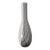 Mid-Century Modern Italian Murano Black and White Art Glass Bottle Vase For Sale