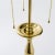 Mid-century Single Cast Brass Lamp For Sale In New York - Image 6 of 9