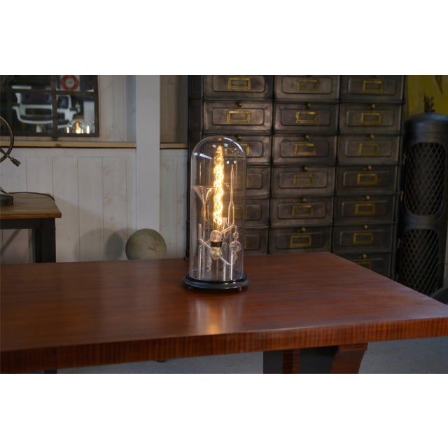 Chemistry Instrument Bridal Globe Lamp, 1950s For Sale - Image 8 of 9