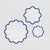 Contemporary Wavy Entryway Hvyli Round 80 Mirror by Oitoproducts For Sale - Image 10 of 18