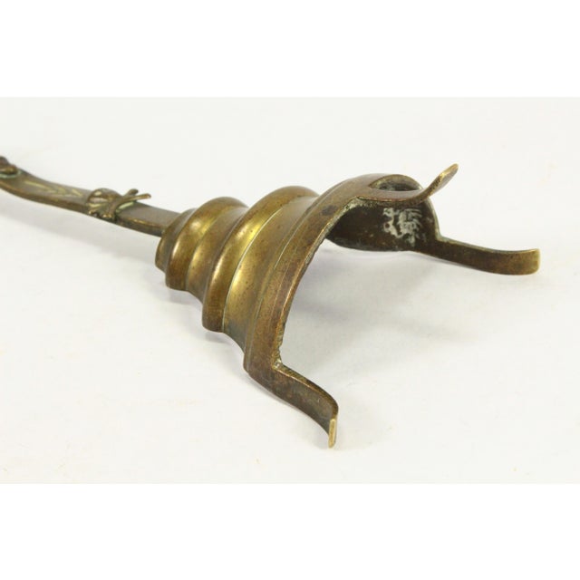 18th /19th C. Brass Crucifix Corpus Christi on Tripod Stand For Sale - Image 11 of 12