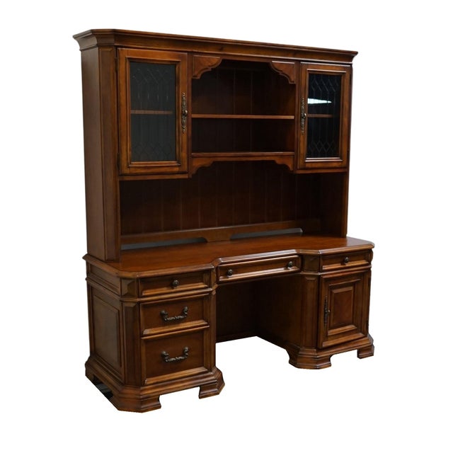 HOME MERIDIAN Samuel Lawrence 73" Computer Desk w. Hutch 82.5" High 73.5" Wide 25.5" Deep Knee Area: 25" x 25.5" We...