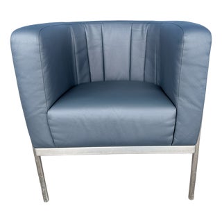 Zanotta Onda Chair in Leather from De Pas, Durbino & Lomazzi, 1985 For Sale