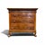 A stunning 19th-century chest of drawers. Featuring dramatic tiger maple veneer, elegant scrolling front rail, and bold...