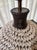 Off-white South Pacific Cowrie Sea Shell Encrusted Table Lamps Ikat Style Shades - A Pair For Sale - Image 8 of 12