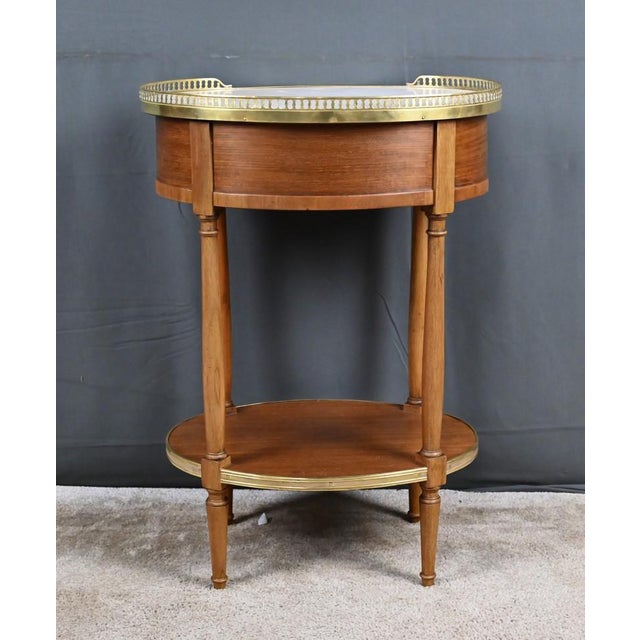 Brown Louis XVI Style Mahogany Coffee Table, Late 19th Century For Sale - Image 8 of 18