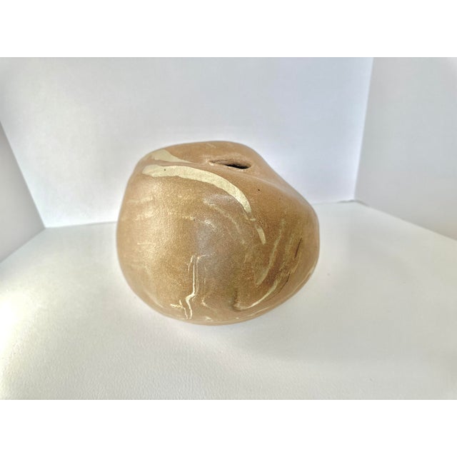 Mid-Century Modern Mid 20th Century Organic Studio Pottery Vase by Polly Lee, Signed For Sale - Image 3 of 8