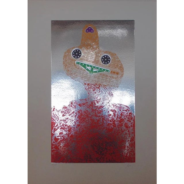 Enrico Baj Baj Chez Picasso 7, 1969 Original etching in colors on cotton paper Signed in pencil and numbered 58 / 100...