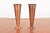 Joseph Heinrichs Style Arts and Crafts Hand Hammered Copper Vases, Pair For Sale - Image 11 of 13