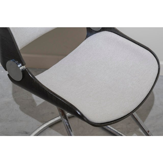 Space Age Dining Chairs attributed to Eugen Schmidt for Soloform, Germany, 1960s, Set of 4 For Sale - Image 6 of 9