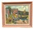 Carl‑axel Schwieler, Vid Knabäck, Skåne, 1950s, Oil Painting on Panel, Framed For Sale