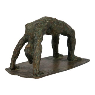 Allen Harris Bronze Brutalist Nude Sculpture For Sale
