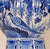 Ceramic Royal Delft Blue and White Baluster Vase Chinoiserie Flowers Birds Octagonal Base For Sale - Image 7 of 13