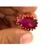 Bochic "Orient" Natural Multi Ruby Vintgae Cocktail Ring Set In 18K Gold &Silver For Sale - Image 16 of 18