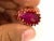Bochic "Orient" Natural Multi Ruby Vintgae Cocktail Ring Set In 18K Gold &Silver For Sale - Image 16 of 18