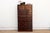 Japanese Antique Painted Japanese Chest on Chest Tansu For Sale - Image 3 of 13
