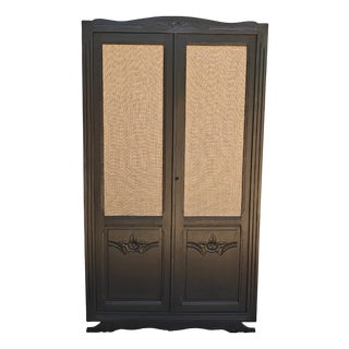 Black Wardrobe, Paris, France, 1970s For Sale