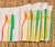 1970s "Dining In" Rudi Gernriech Cloth Dinner Napkins - Set of 7 For Sale - Image 9 of 9