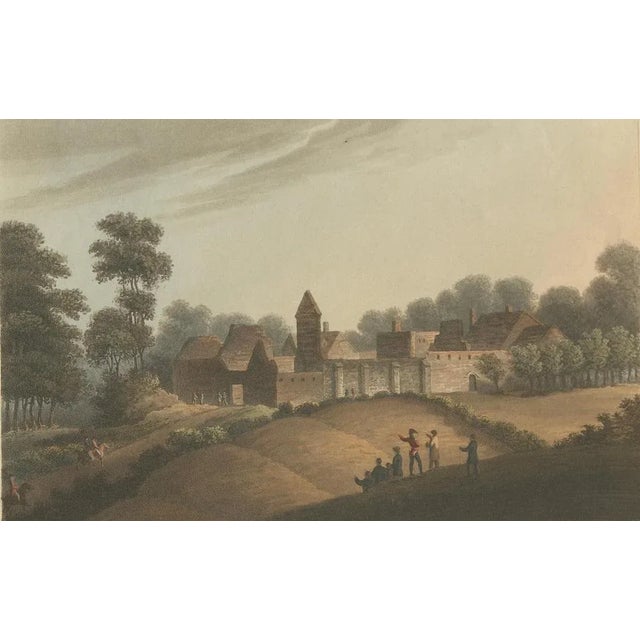 Robert Bowyer, Napoleon's Last Stand: Views of Hougoumont and La Haye Sainte After Waterloo, 1816, Print For Sale - Image 6 of 10