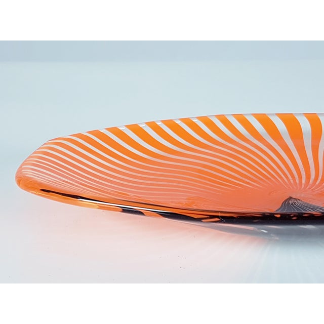 Small Murano Glass Plate by Gian Maria Potenza for La Murrina, 1970s For Sale - Image 4 of 10