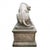 Lifesize Lion Gatekeeper Statues Stone Country House, Set of 2 For Sale - Image 6 of 16