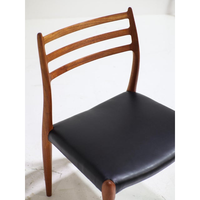 Model 78 Dining Chairs in Teak by Niels Otto Møller for J.L. Møllers, Denmark, 1960s, Set of 6 For Sale - Image 10 of 14