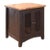 Greenview Two Door End Table - Distressed Black For Sale