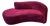 1980s Burgundy Kagan Style Sofa For Sale
