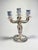 Vintage French Faience Hand Painted Ceramic Candle Holder Candelabra For Sale - Image 4 of 4