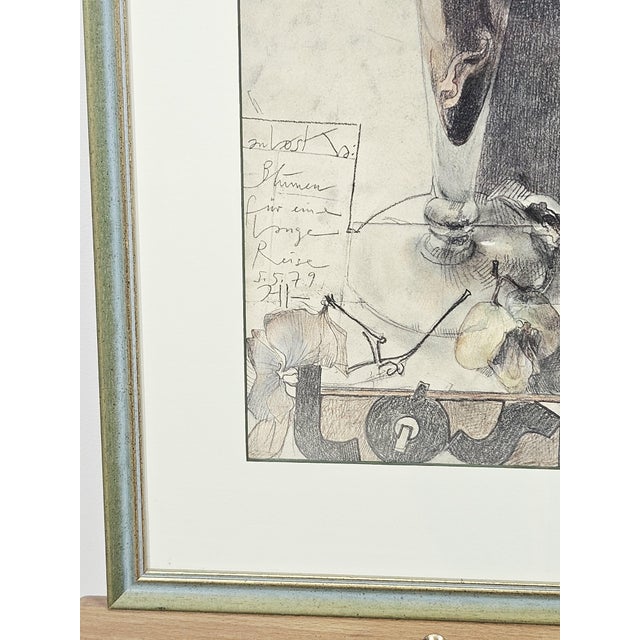 Horst Janssen, Graphic Flowers for a Long Journey, 1979, Paper For Sale - Image 4 of 18